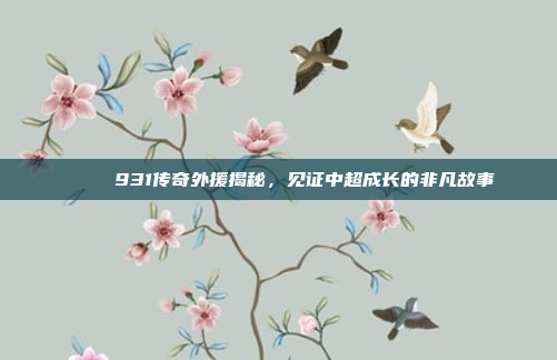 🌟 931传奇外援揭秘，见证中超成长的非凡故事