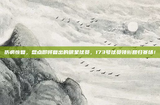 伤病恢复，盘点即将复出的明星球员，173号球员领衔回归赛场！