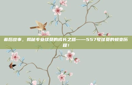 幕后故事，揭秘专业球员的成长之路——557号球员的蜕变历程！