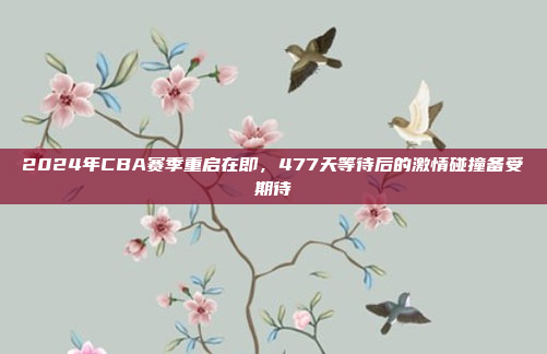 2024年CBA赛季重启在即，477天等待后的激情碰撞备受期待